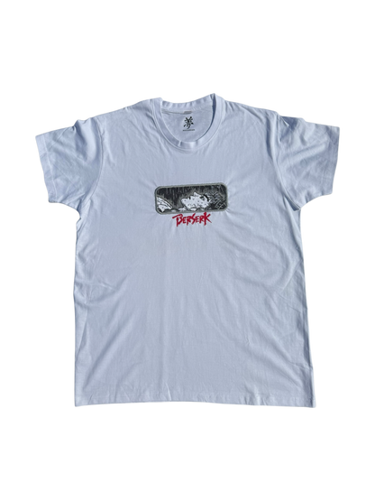 Tee-shirt Noir unisexe brodé - Berserk / Guts