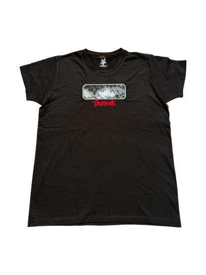 Tee-shirt Noir unisexe brodé - Berserk / Guts